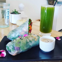 Lotus Spring Roll, Pure Food + Juice