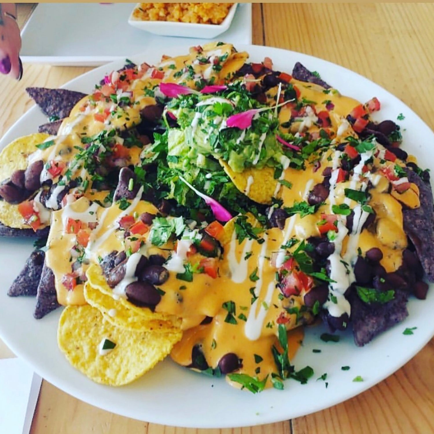 Pure Food + Juice Layered Nachos