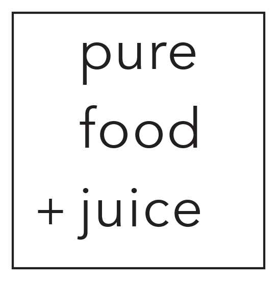 Pure Food + Juice Menu