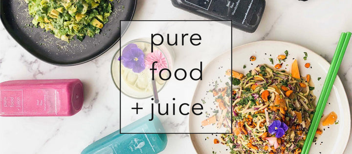 Pure Food and Juice - deliver nationwide healthy food, raw juices and fresh smoothies, purefoodandjuice.com