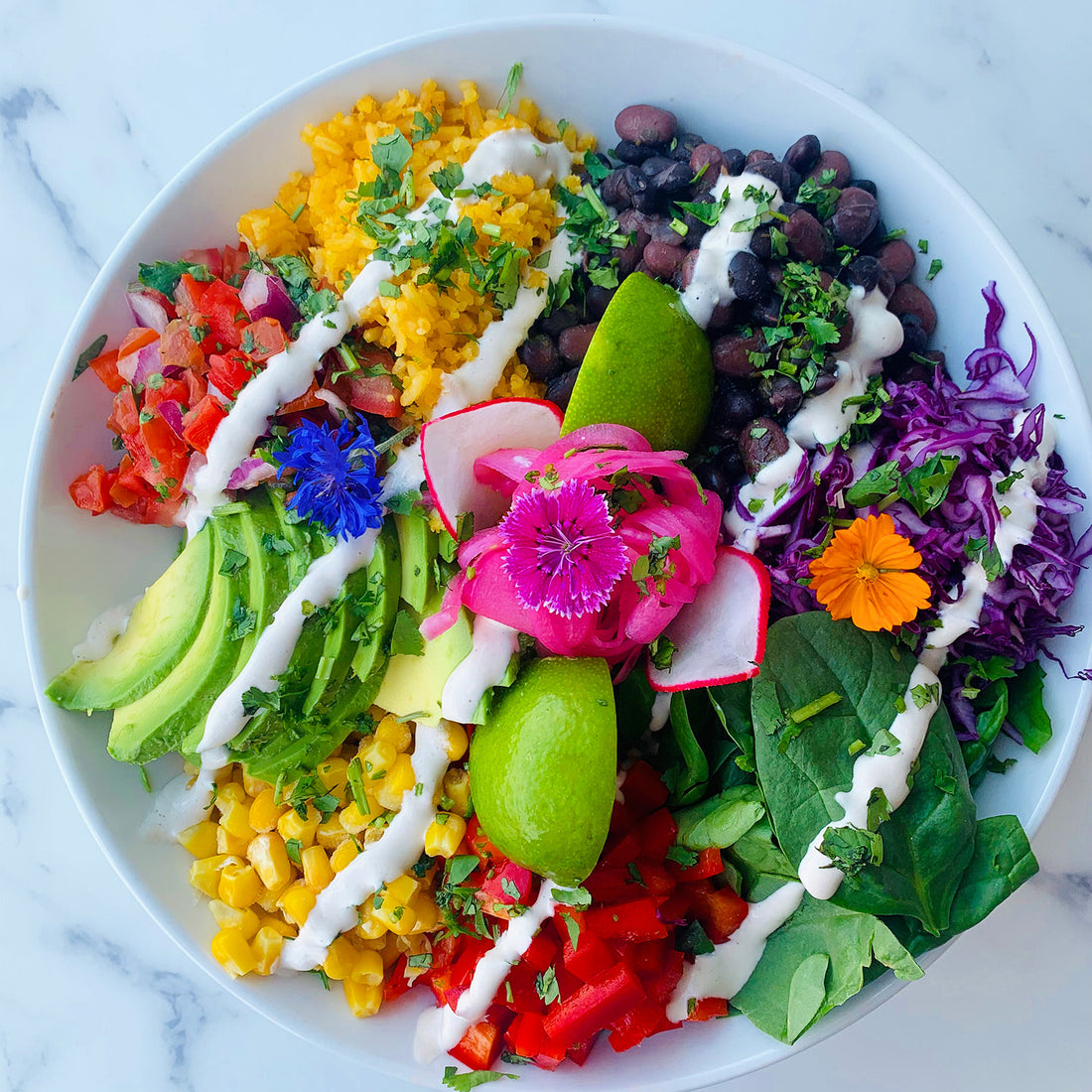 Mexican Buddha Bowl, Pure Food and Juice